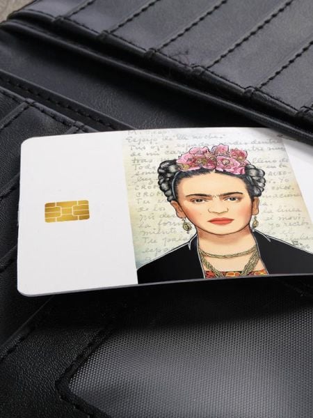 Frida Kredi Kartı Kaplama Stickeri Papara, Tosla, Kredi Kartı Için Uyumlu