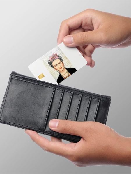 Frida Kredi Kartı Kaplama Stickeri Papara, Tosla, Kredi Kartı Için Uyumlu