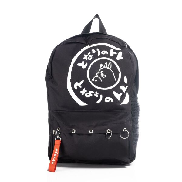 Piercingli Totoro Baskılı Sırt ve Okul Çantası