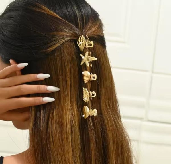 Küçük Metal Mandal Toka 12 Adet