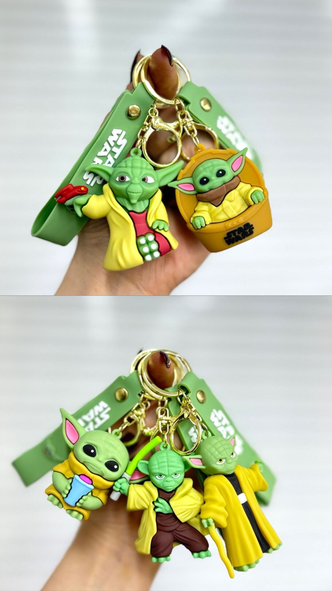 Sevimli Karakterler Silikon Anahtarlık 12 Adet