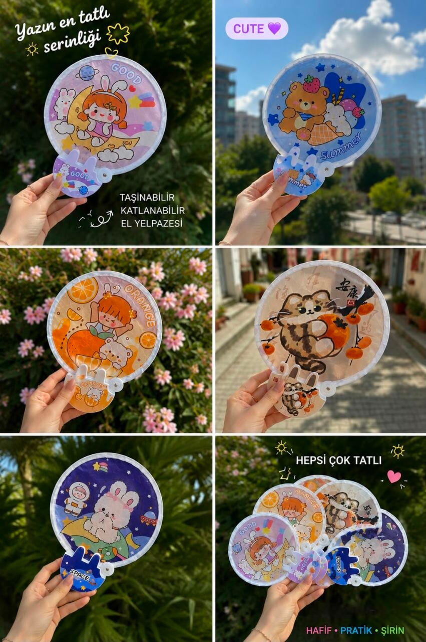 Katlanabilir Kore Yelpaze Nedir? 20 cm Taşınabilir Mini Yelpaze Rehberi