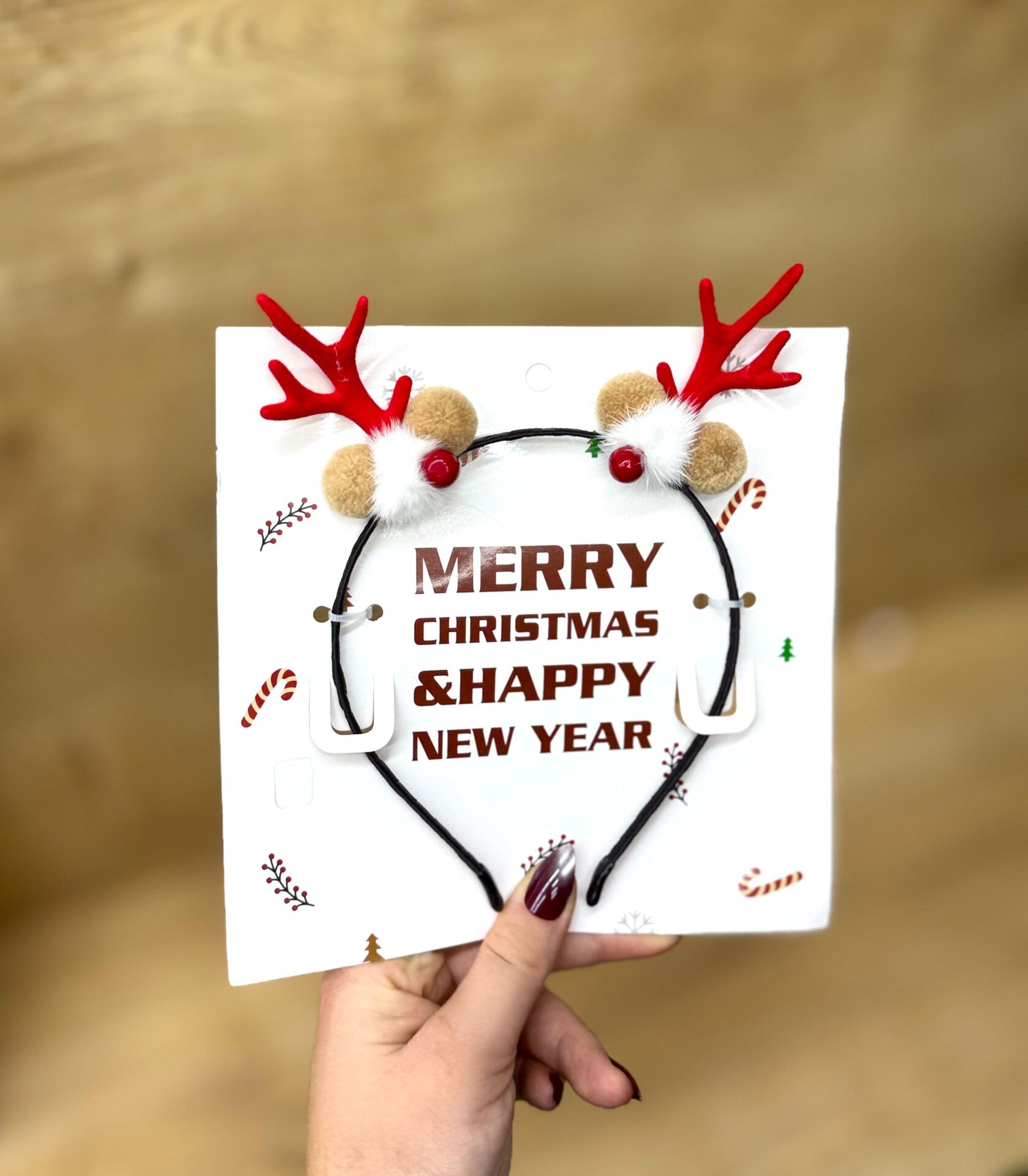 Yılbaşı Parti Tacı | Merry Christmas 12 Adet