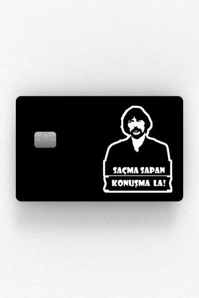 Behzat Ç. Kredi Kartı Kaplama Stickeri Papara, Tosla, Kredi Kartı Için Uyumlu