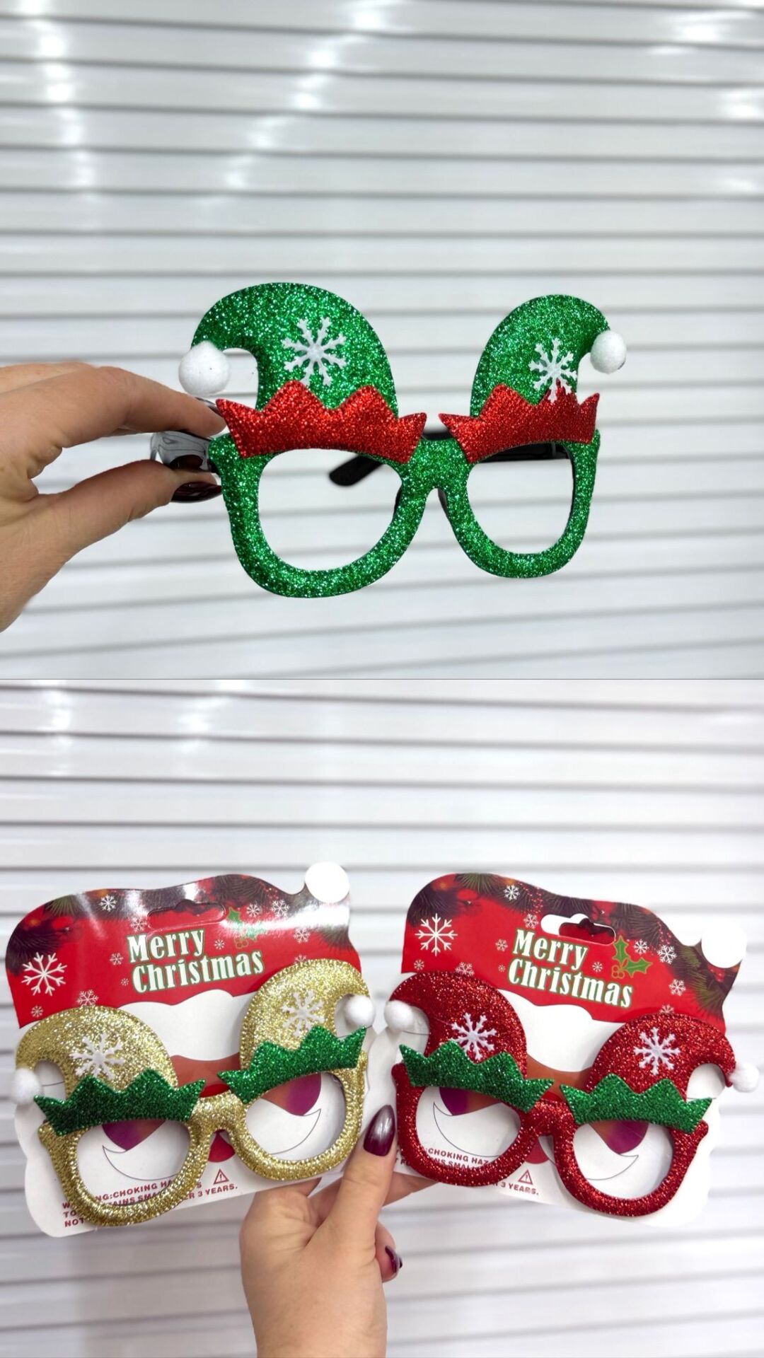 Yılbaşı Parti Gözlüğü | Merry Christmas  12 Adet