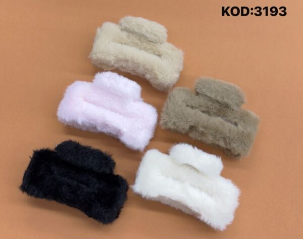 Peluş Mandal Toka 12 Adet