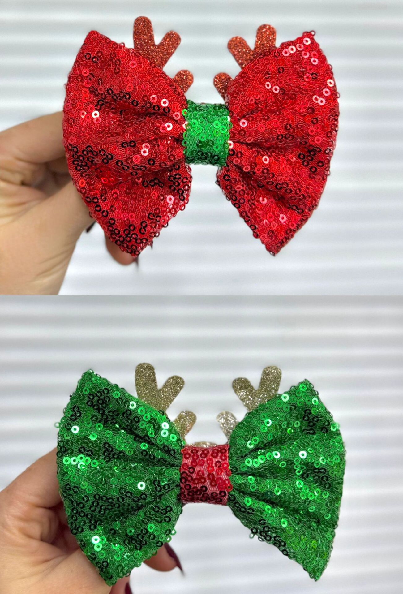 Yılbaşı Temalı Pullu Fiyonklu Toka Otomatik 12Adet