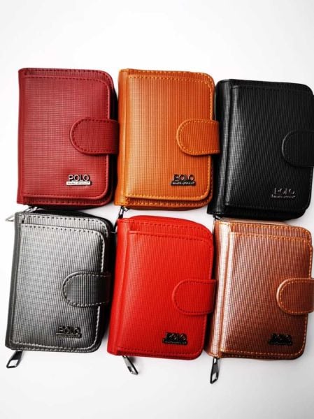 Polo Aynalı Lacivert Kadin Cüzdanı