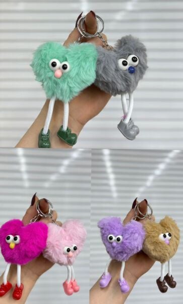 Peluş Anahtarlık 12 Adet