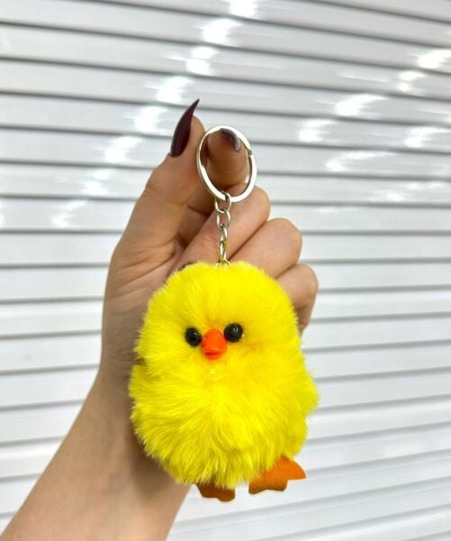 Sevimli Civciv  Peluş Anahtarlık 12 Adet