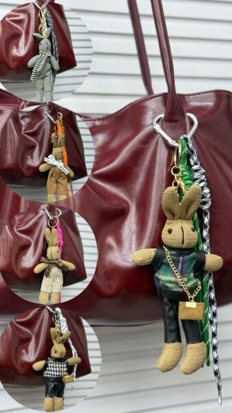 Sevimli Tavşan  Çanta Charmı 12 Adet