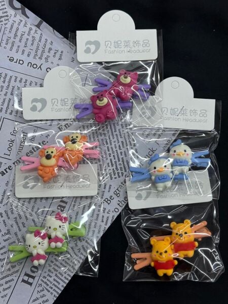 2'li Sevimli Karakterli Toka 10 Adet