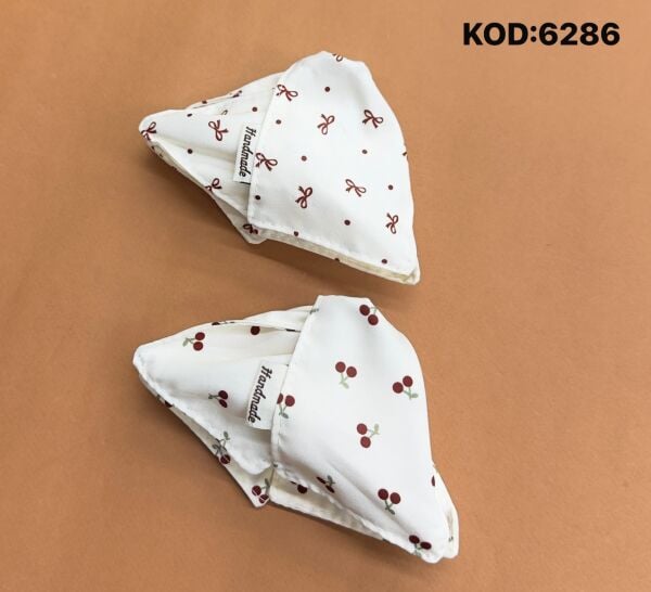 Kadın Toka Aksesuarı Kiraz Detaylı Şık Mandal Toka 12 Adet