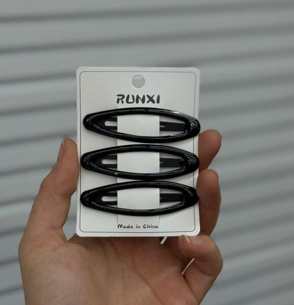 3'lü Metal Çıt Çıtlı Yan toka