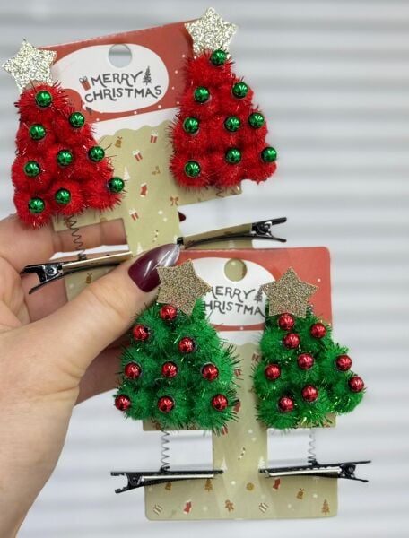 Yılbaşı Temalı Yan Toka 12 Adet