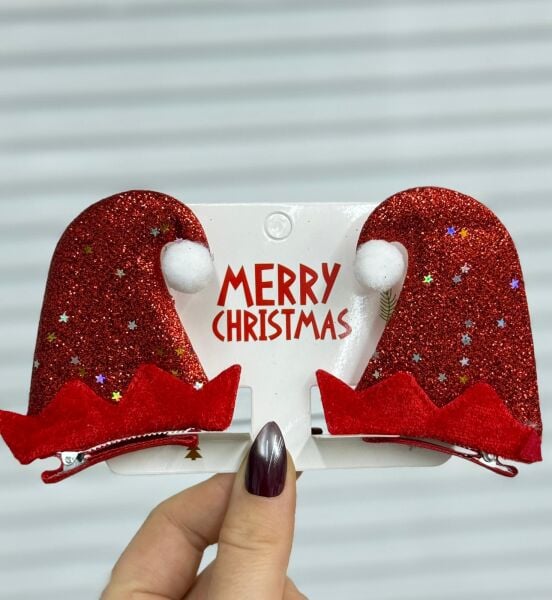 Yılbaşı Temalı Yan Toka 12 Adet