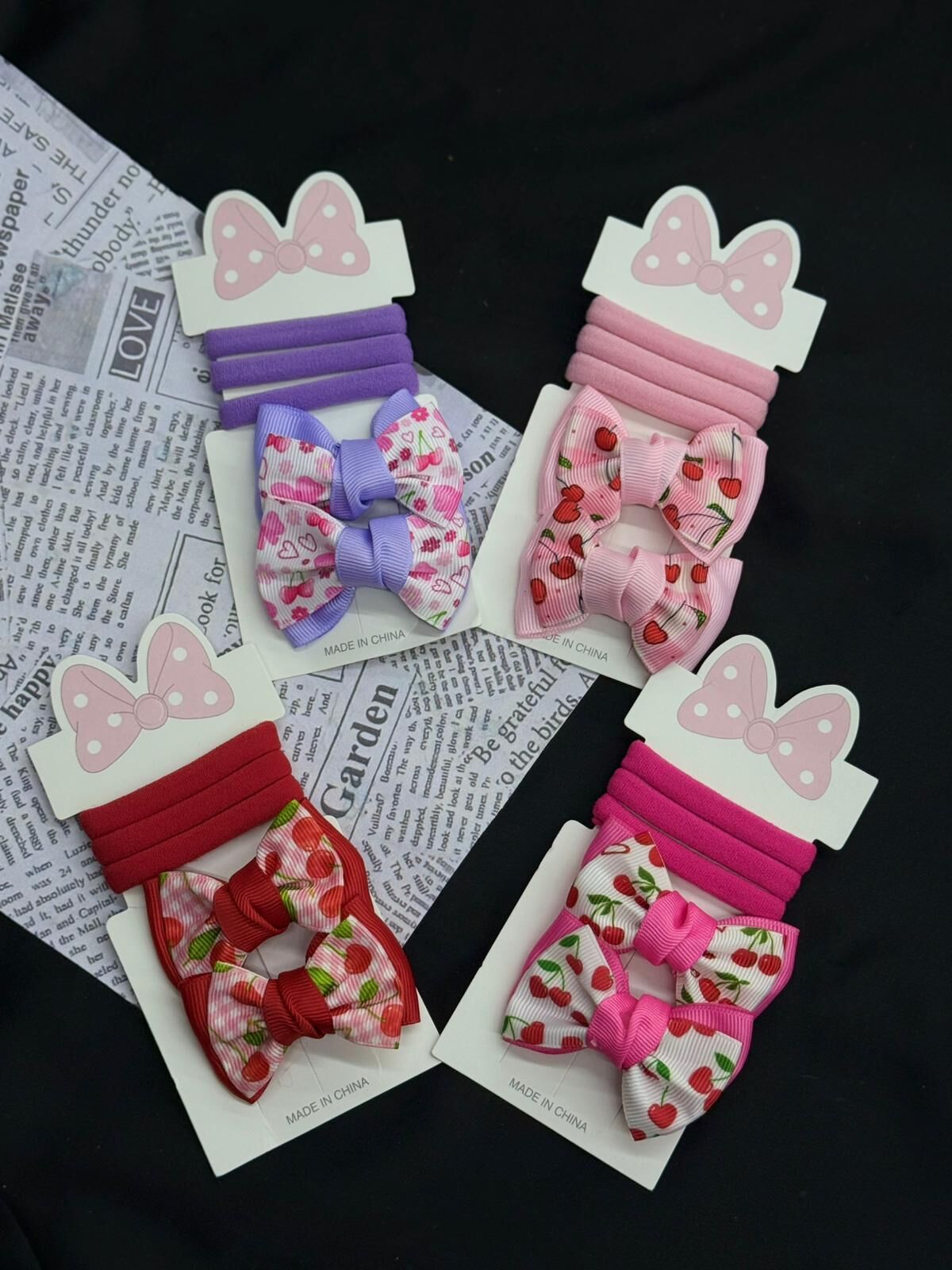 Çocuk Lastik Klips Set Toka 12 Adet