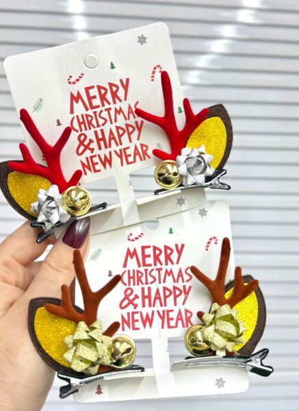 Yılbaşı Temalı Yan Toka 12 Adet