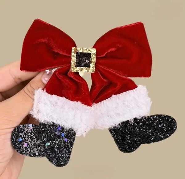 Yılbaşı Temalı Fiyonklu  Toka 12 Adet