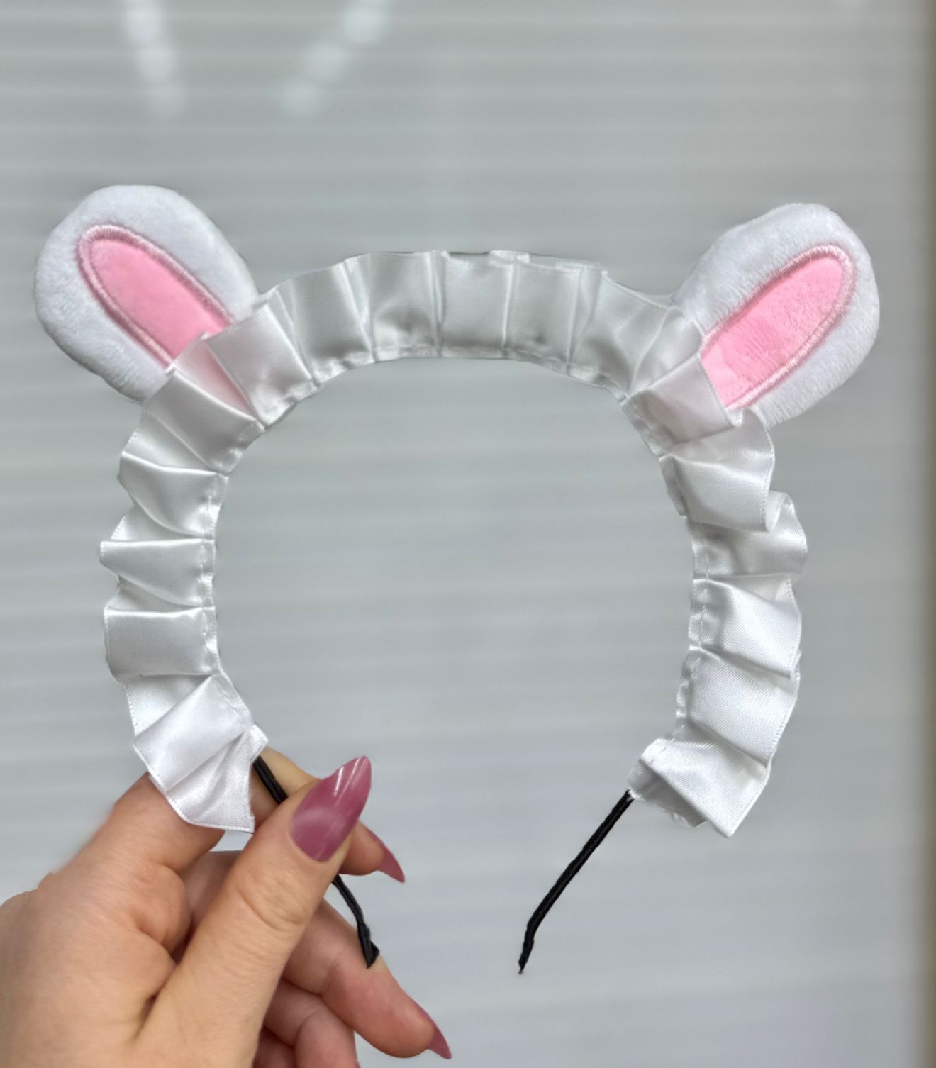 Tavşan Kulaklı  Pelüş Taç 12 Adet