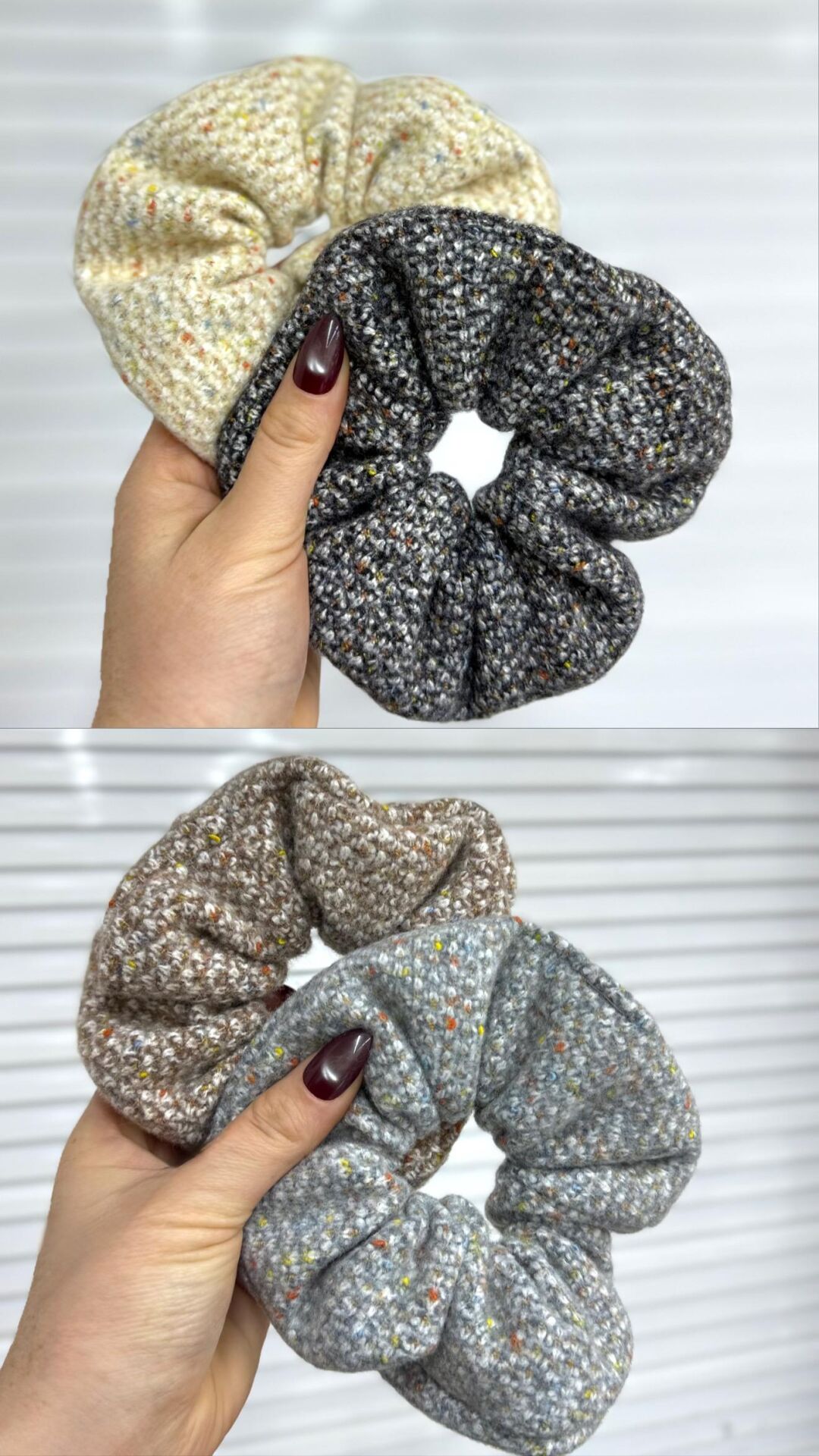 Örgü Simit Lastik Toka 12 Adet