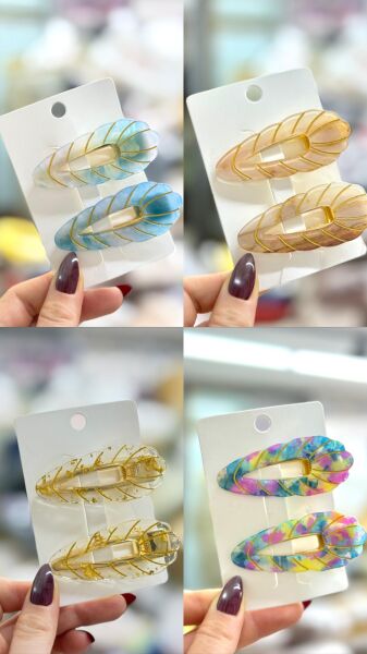 2'li Modern Sedef Model Yan Toka