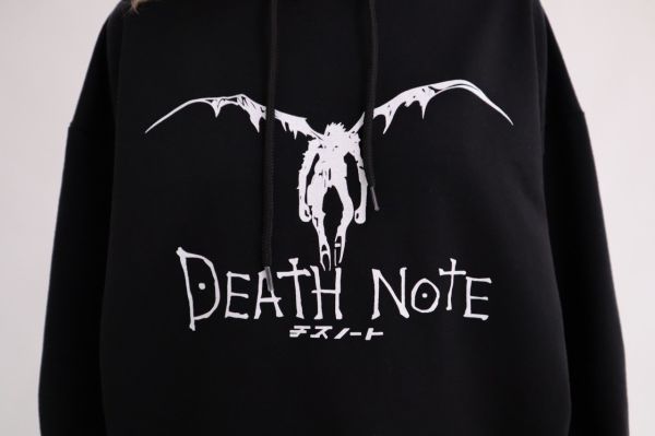 Death Note Siyah Kapşonlu Sweatshirt