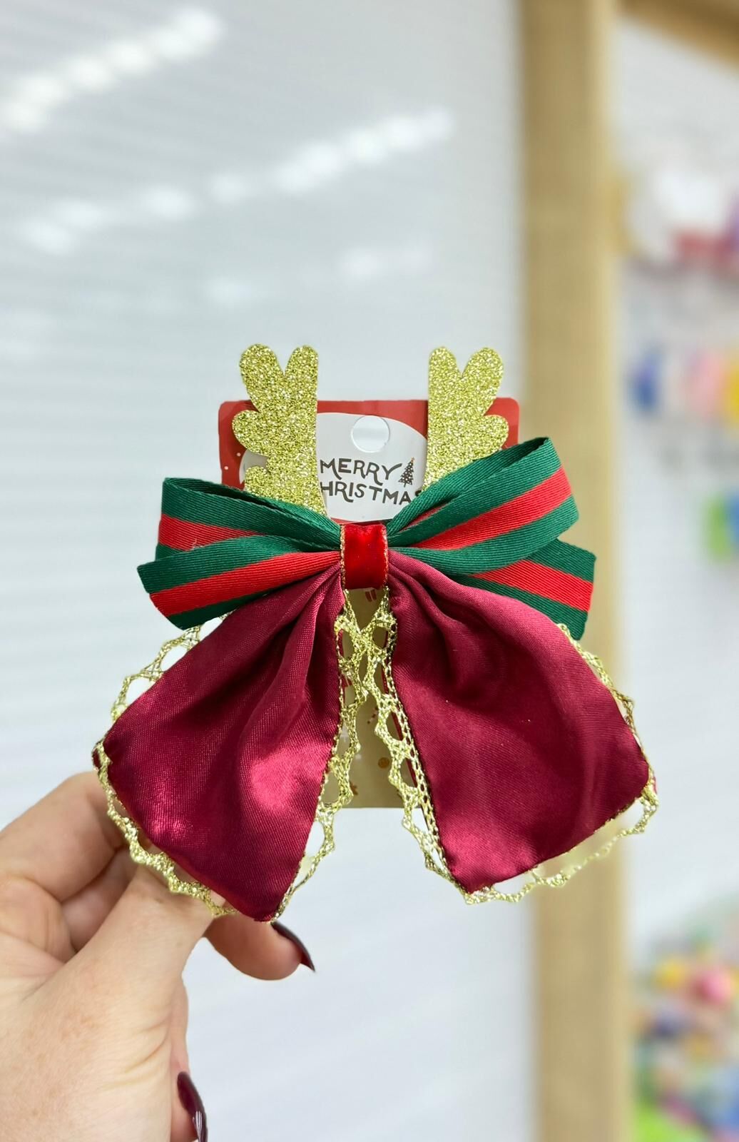 Yılbaşı Temalı Fiyonklu  Toka 12 Adet