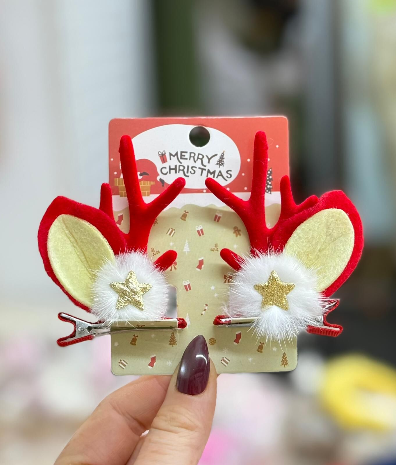 Yılbaşı Temalı Yan Toka 12 Adet