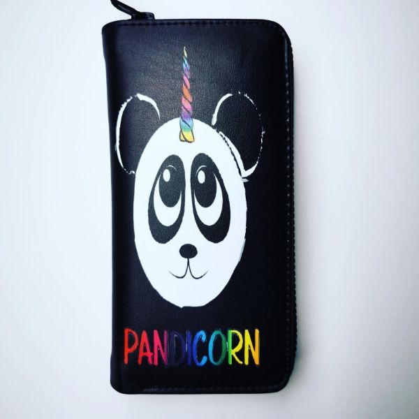 Panda 4 Baskılı Cüzdan