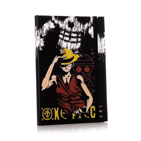 One Piece Tasarımlı Lastikli Defter