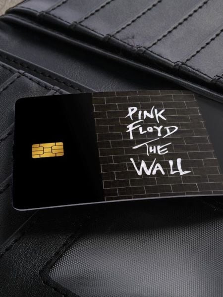 Pinkfloyd Kredi Kartı Kaplama Stickeri Papara, Tosla, Kredi Kartı Için Uyumlu