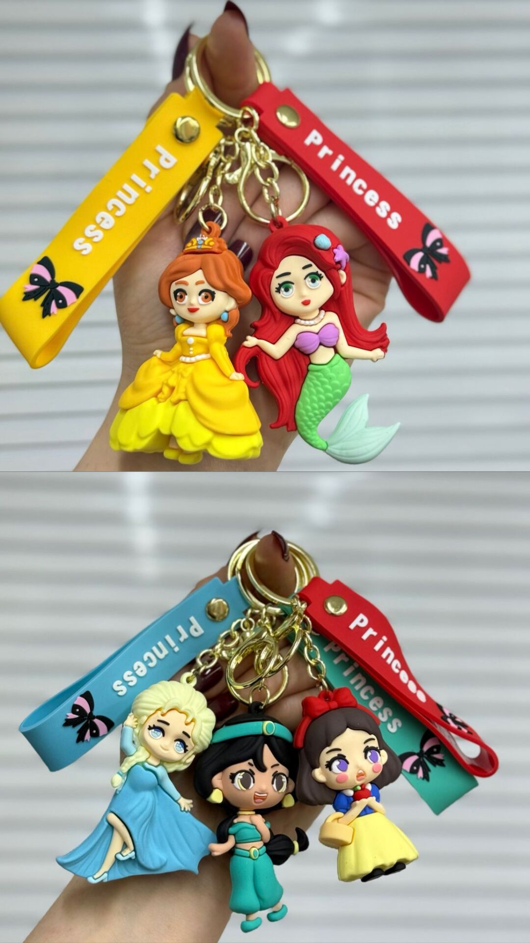 Sevimli Karakterler Silikon Anahtarlık 12 Adet