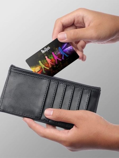 Beatles Kredi Kartı Kaplama Stickeri Papara, Tosla, Kredi Kartı Için Uyumlu