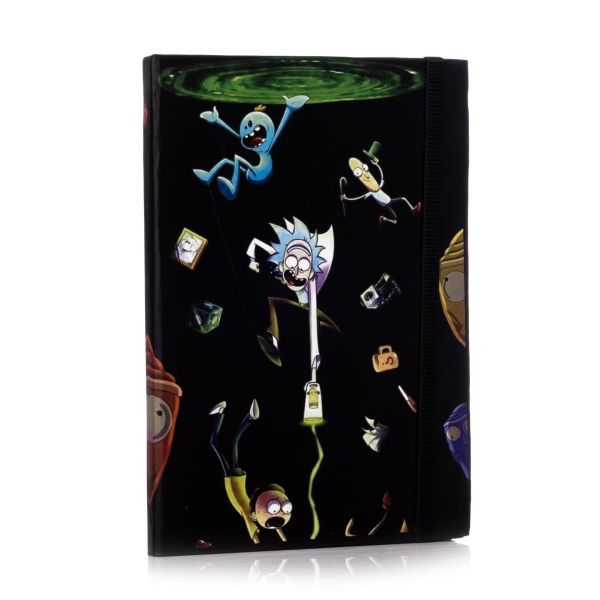 Rick Morty Tasarımlı Lastikli Defter