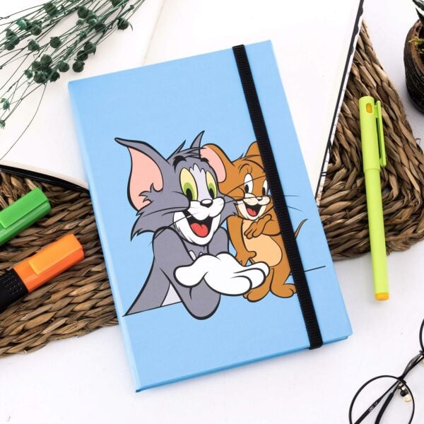 Tom And Jerry Tasarımlı Lastikli Defter