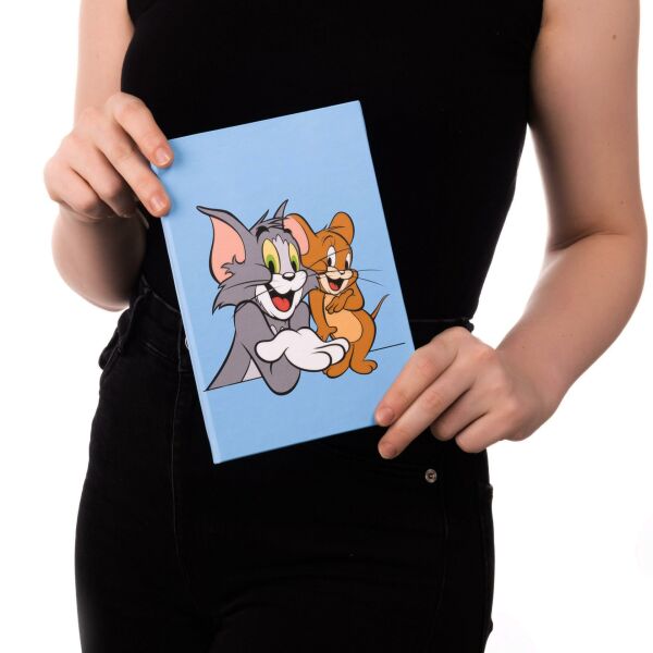 Tom And Jerry Tasarımlı Lastikli Defter