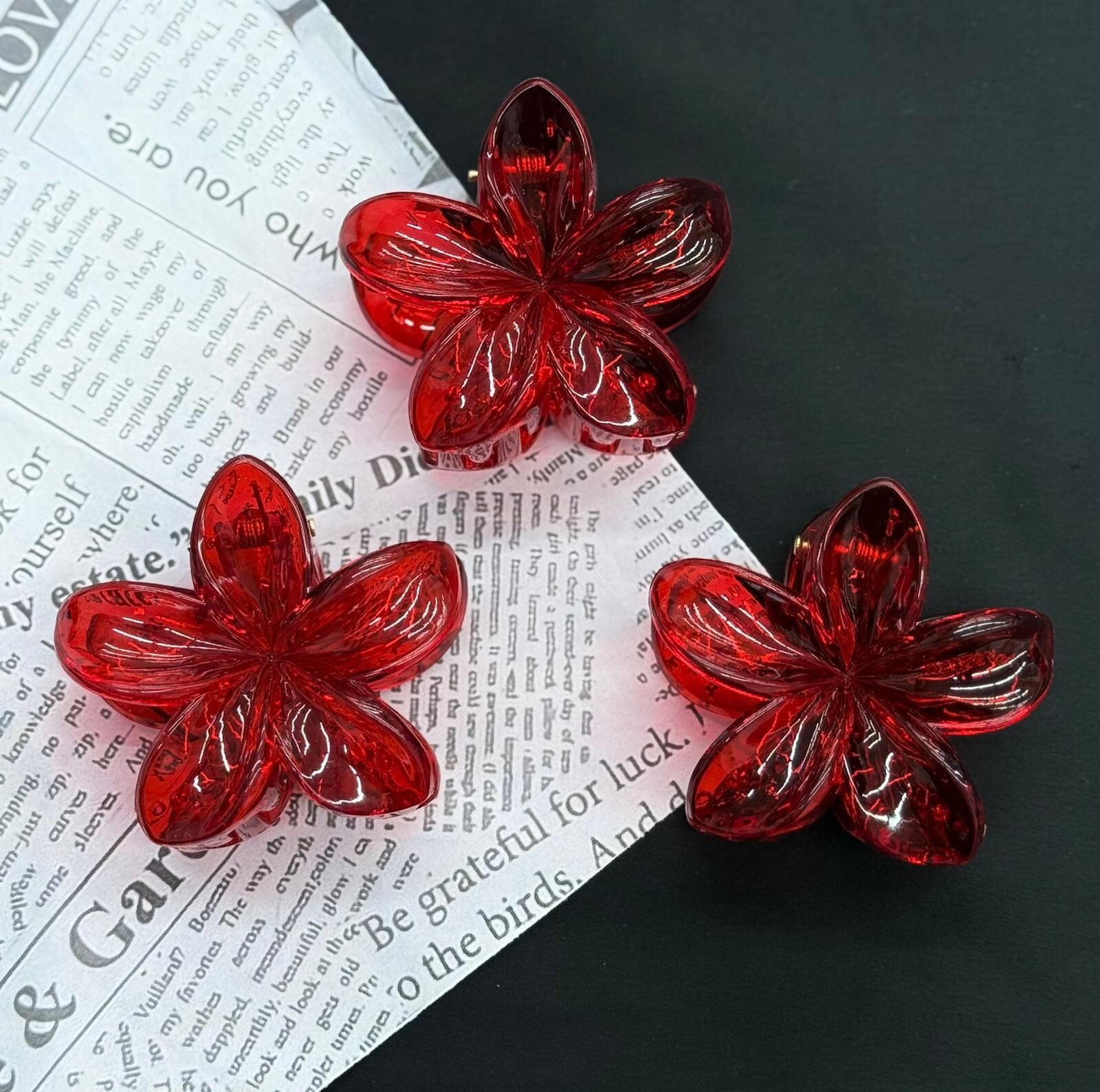 Küçük Lotus Mandal Toka 12 Adet (6cm)