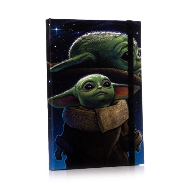Baby Yoda Tasarımlı Lastikli Defter