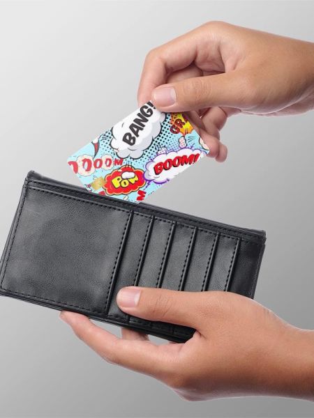 Boom 2 Kredi Kartı Kaplama Stickeri Papara, Tosla, Kredi Kartı Için Uyumlu