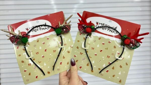 Yılbaşı Parti Tacı | Merry Christmas 12 Adet