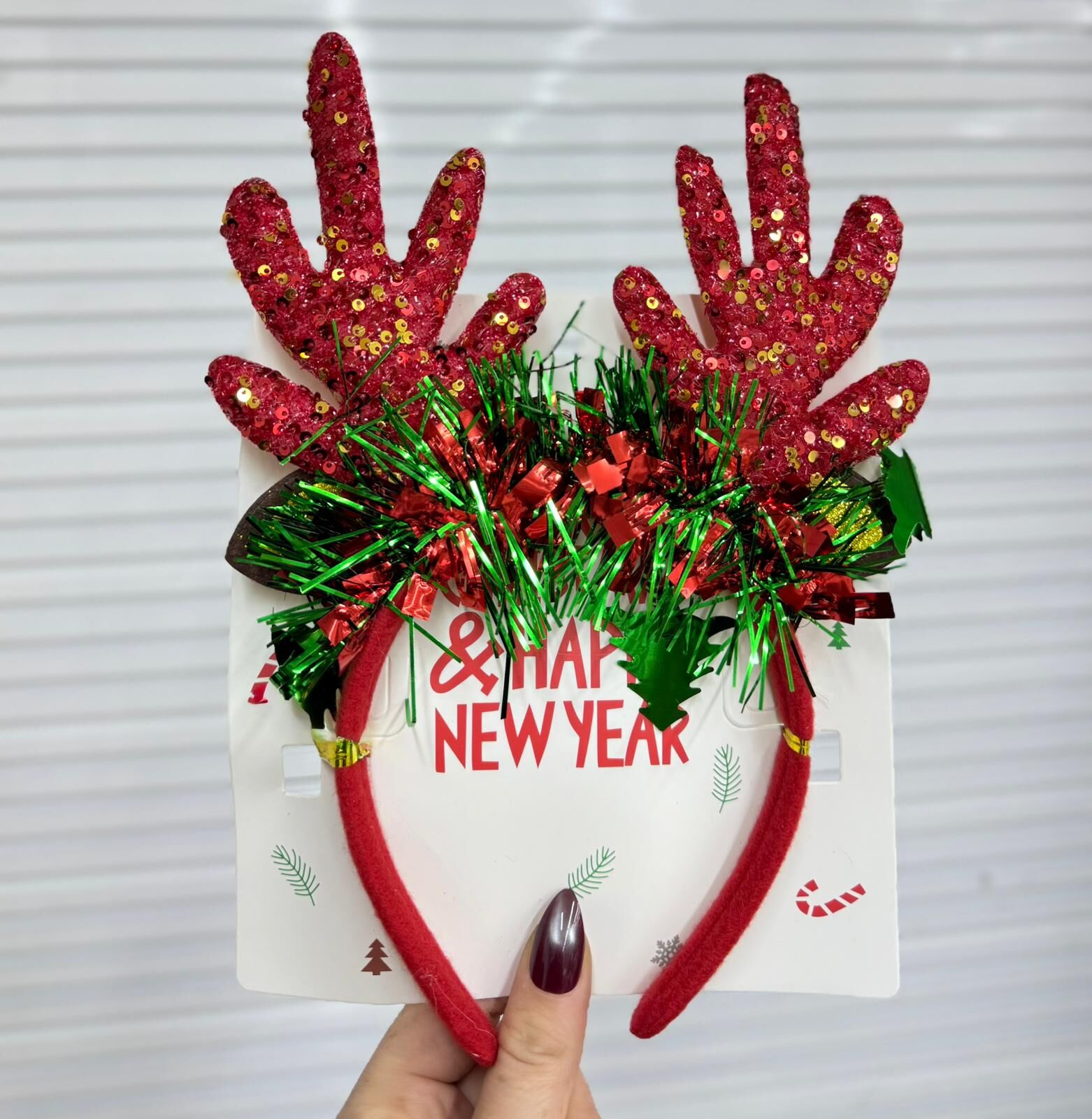 Yılbaşı Parti Tacı | Merry Christmas 12 Adet