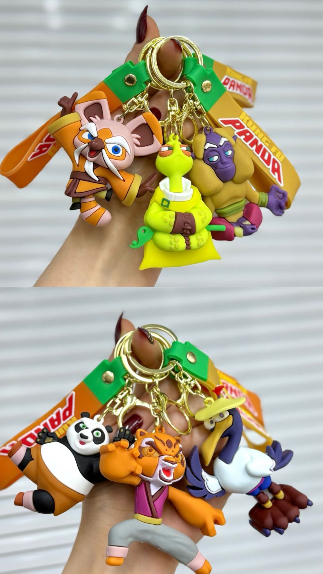 Sevimli Karakterler Silikon Anahtarlık 12 Adet