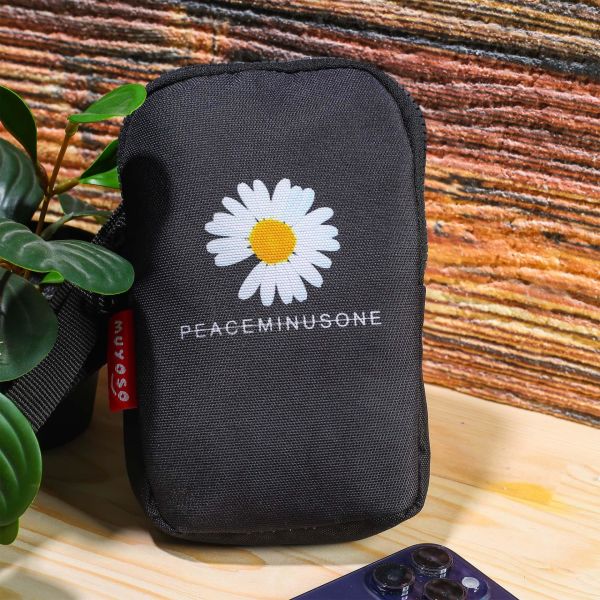 Papatya Baskılı Telefon Çantası