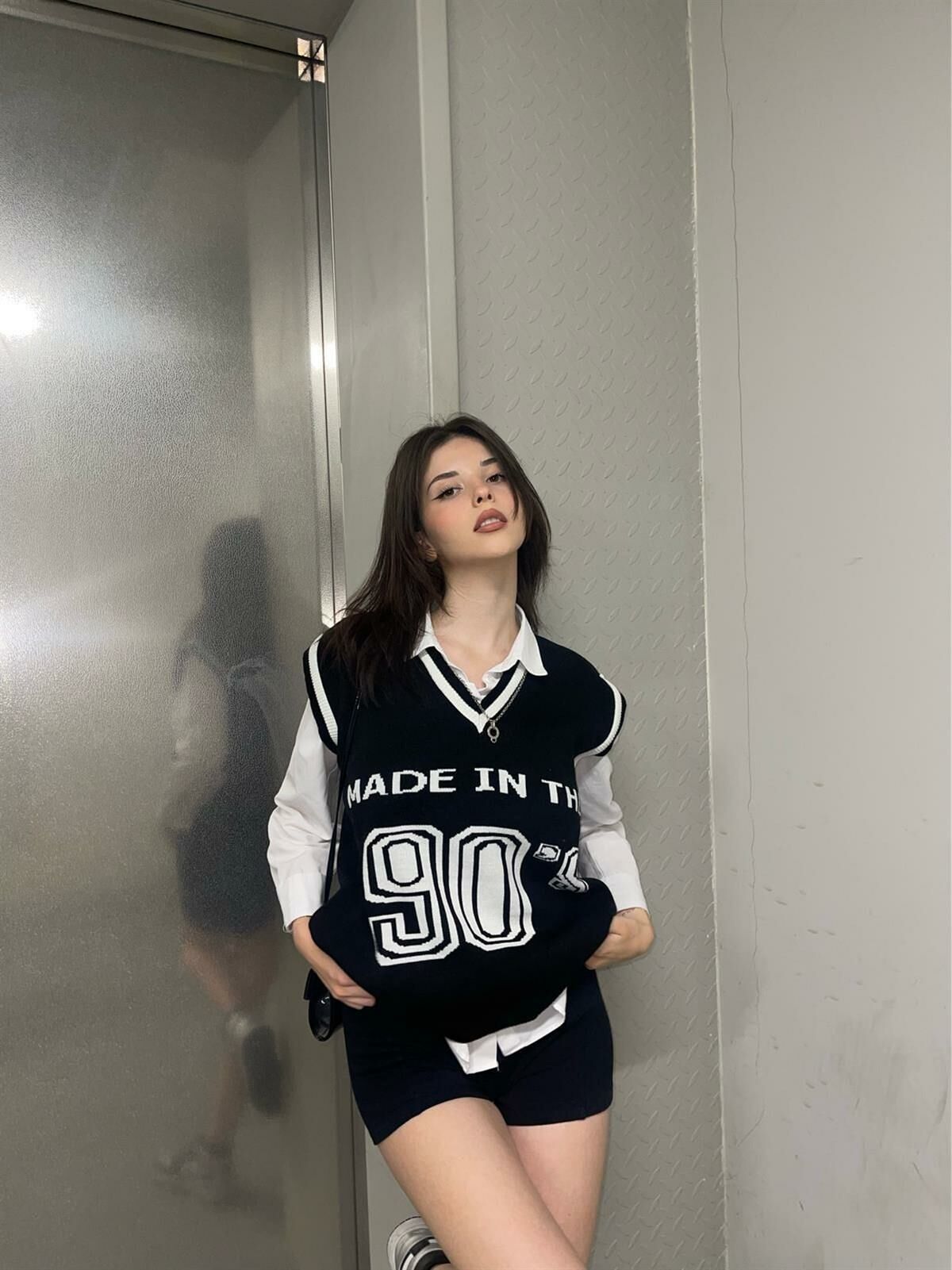 Siyah 90 S Unisex Dinazor Süveter