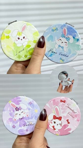 Sevimli Baskılı Ayna 12 Adet