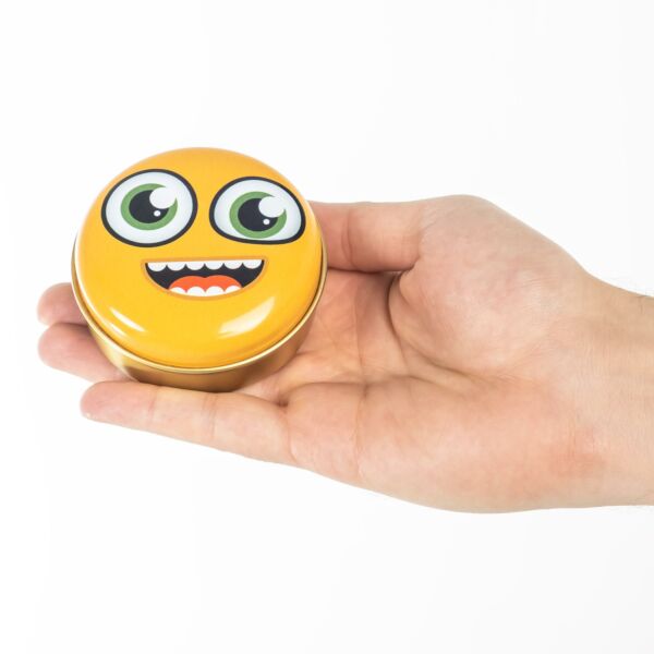 Gülen Emoji Tasarımlı Hediyelik Metal Kutu