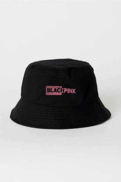 Siyah Black Pink Balıkçı Şapka