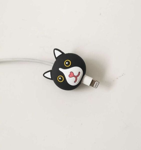 Kedi Tasarımlı Kablo Koruyucu Telefon Aksesuarı