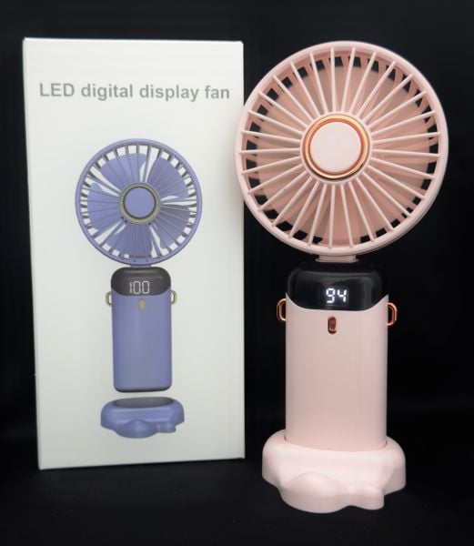 Masaüstü Taşınabilir El Fanı Göstergeli